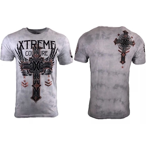 XTREME COUTURE by AFFLICTION T-Shirt FAITH & TRUST - Picture 3 of 9